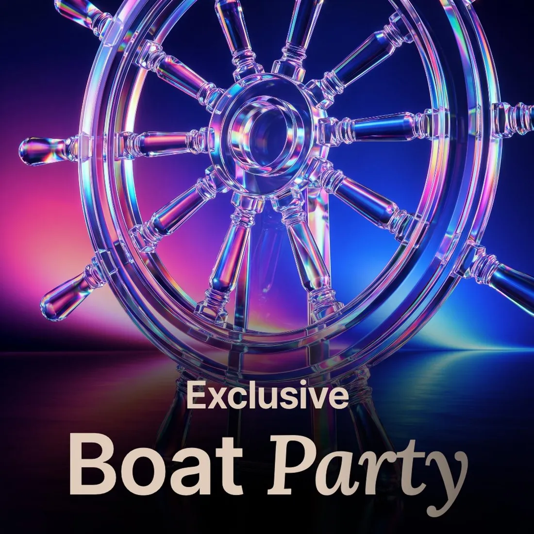 ELC Exclusive Boat Party invitation