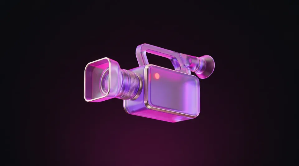 Illustration of a video camera