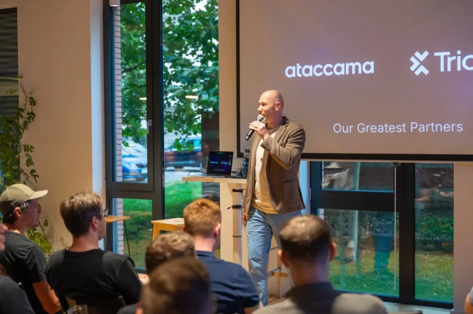 Ataccama on the Our Greatest Partners slide at #30