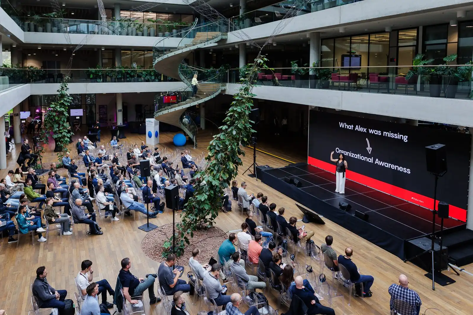 The main stage at ELC Conference 2026 from above.