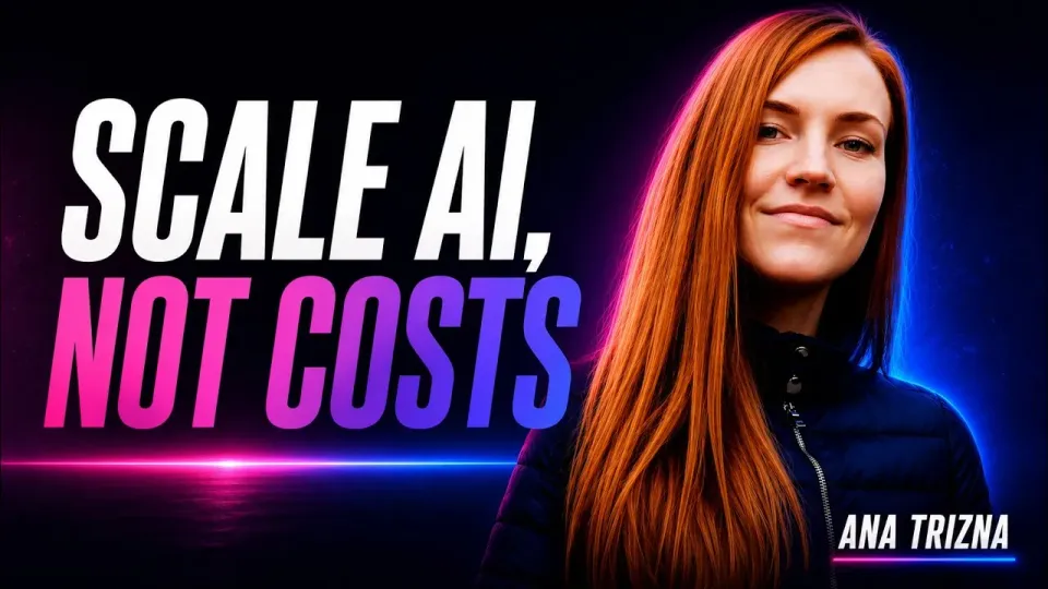 Scale AI, not costs. Ana Trizna